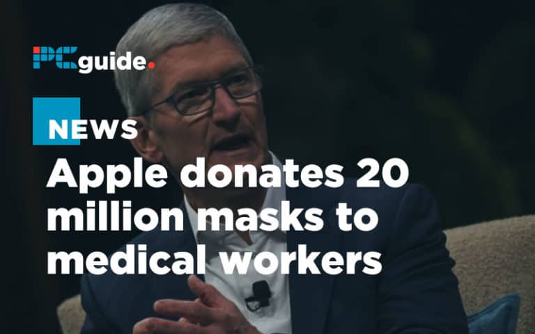 Tim Cook announces Apple will donate 20 million masks to medical workers
