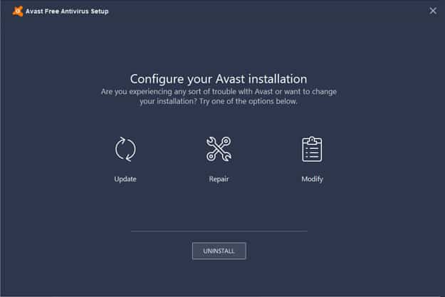 How To Uninstall Avast Antivirus Step 5