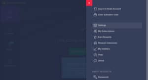 How to disable avast antivirus from settings step 4