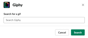 send gif in slack
