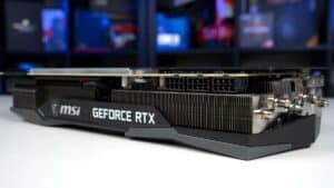 The MSI RTX 3090 GPU