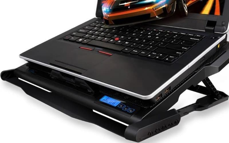 14 Inch Gaming Laptop Cooler Cooling Pad ROLLCHC Laptop Cooling Pad Silent Fan and Designed for Gamers and Office Strong & Durable ABS & Metal Mesh