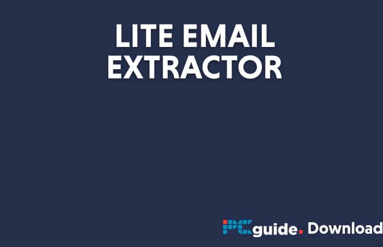 email extractor lite 1.4 free download