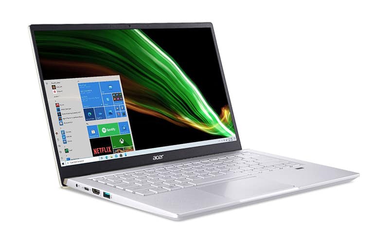 acer swift x laptop announcement