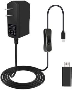 ﻿﻿GeeekPi Raspberry Pi 4 Power Supply with ON Off Switch