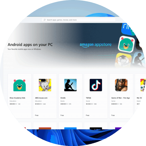 Integrazione app per Windows-11-Android