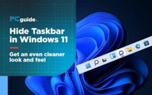 hide the windows 11 taskbar - featured image