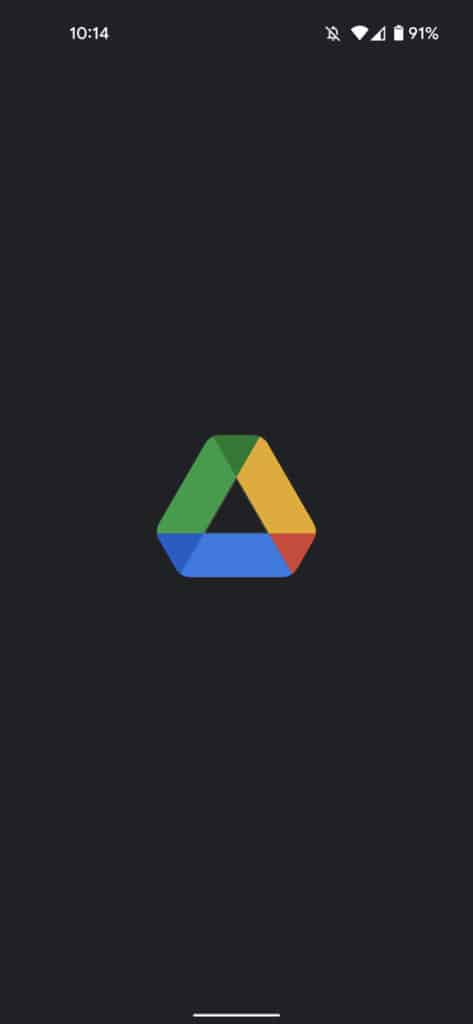 Google Drive Splash Screen