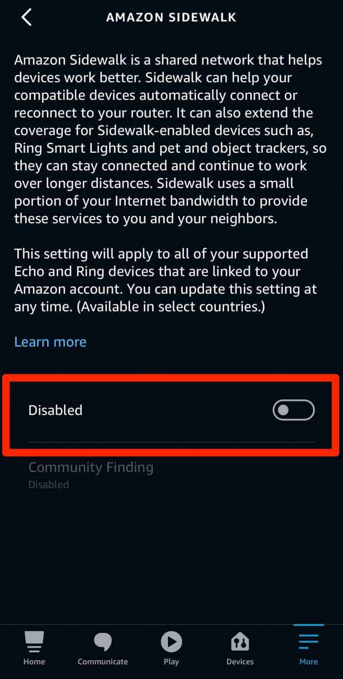 How To opt Out Amazon Sidewalk
