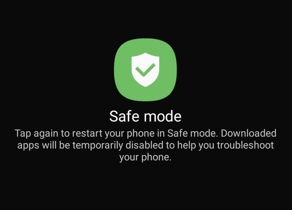 how to enable safe mode on android tablet