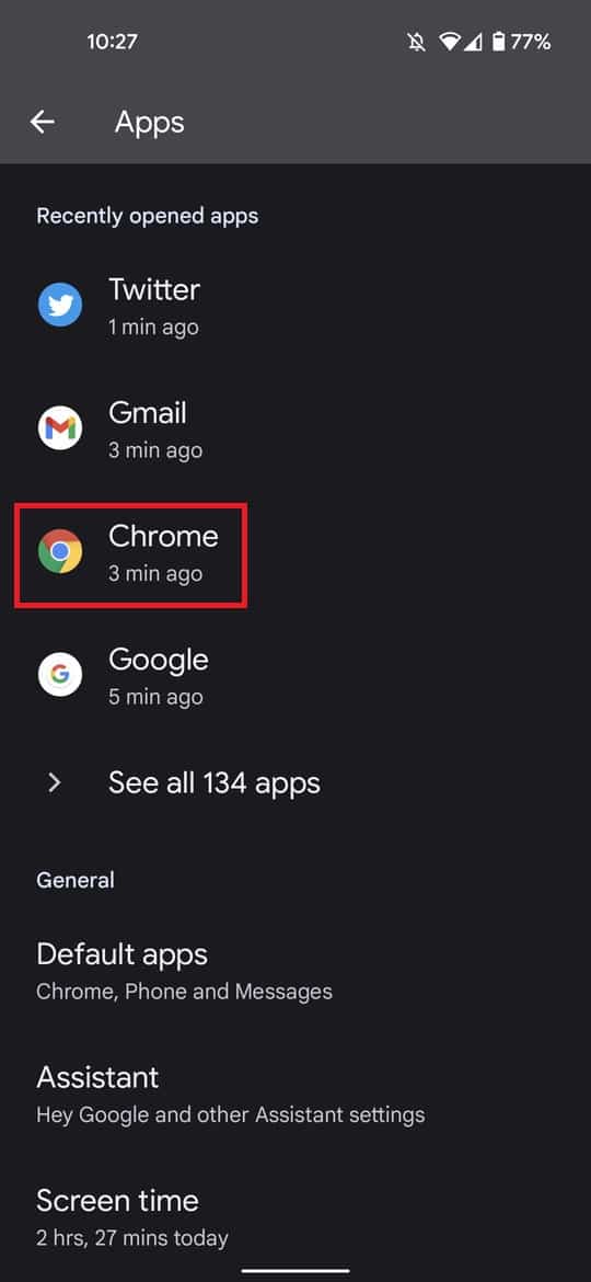 Chrome app