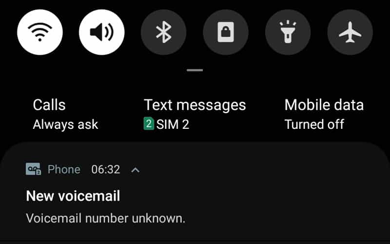 how to set up voicemail on android