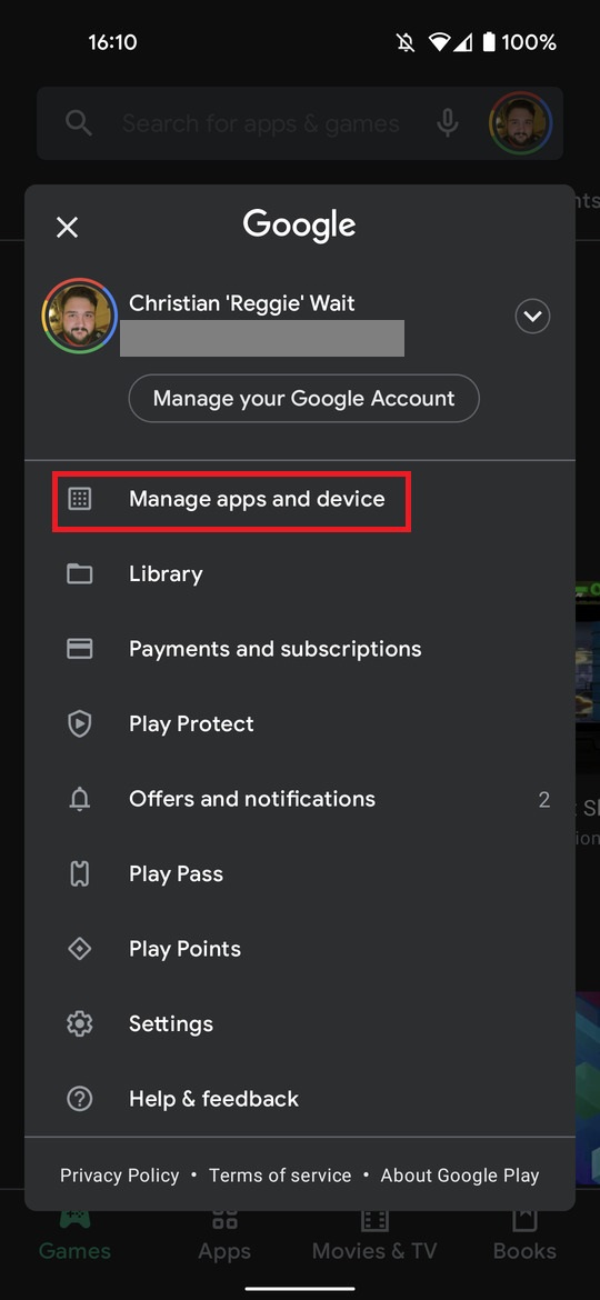 Manage apps and instalations