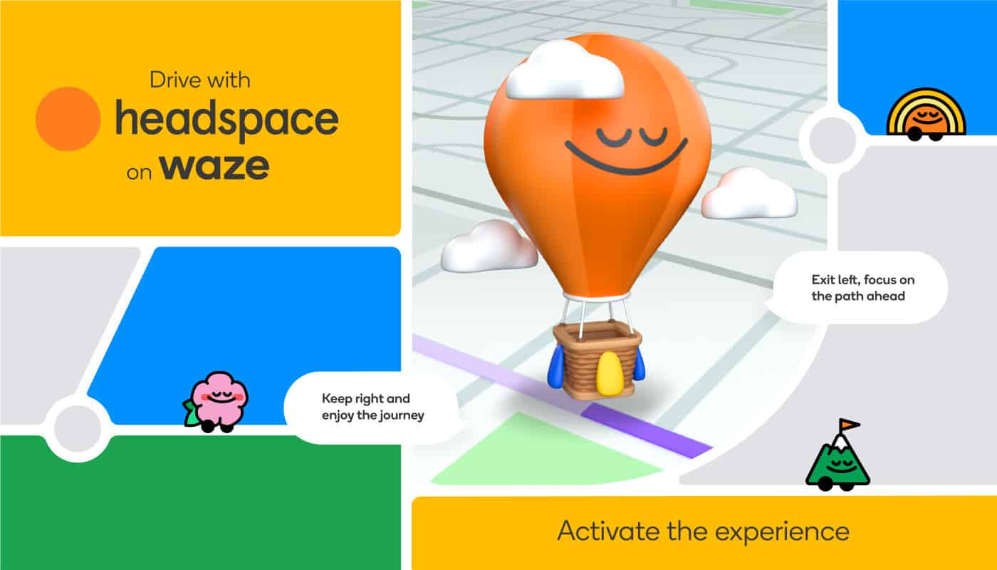 Waze Launches Mindful Driving With Headspace Experience