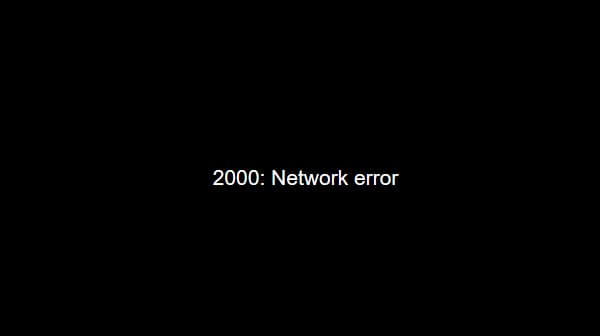 Twitch Network Error 2000