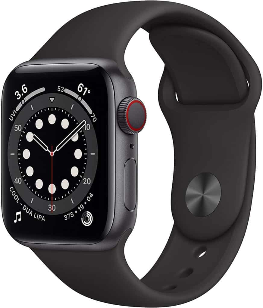 Apple Watch Series 6 (GPS + Cellular, 40mm) - Space Gray (Renewed)