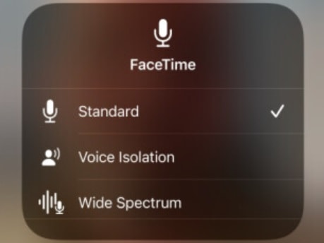 Voice Isolation iOS 15 feature