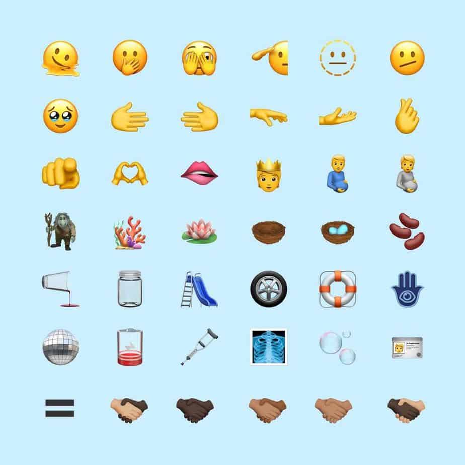 Here is your first look at the new emojis in iOS 15.4 - PC Guide