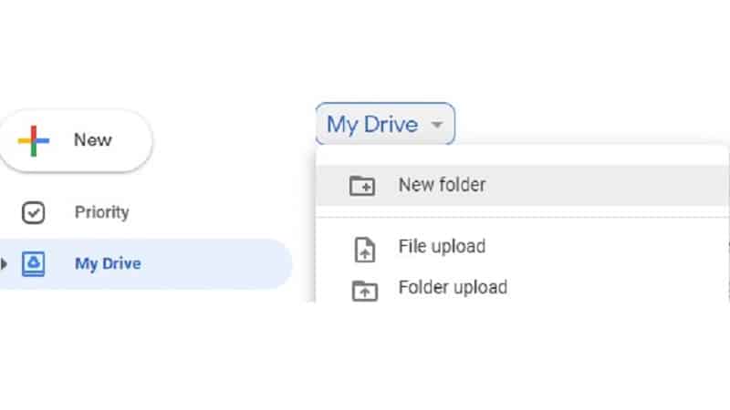 3. Creating A New Folder