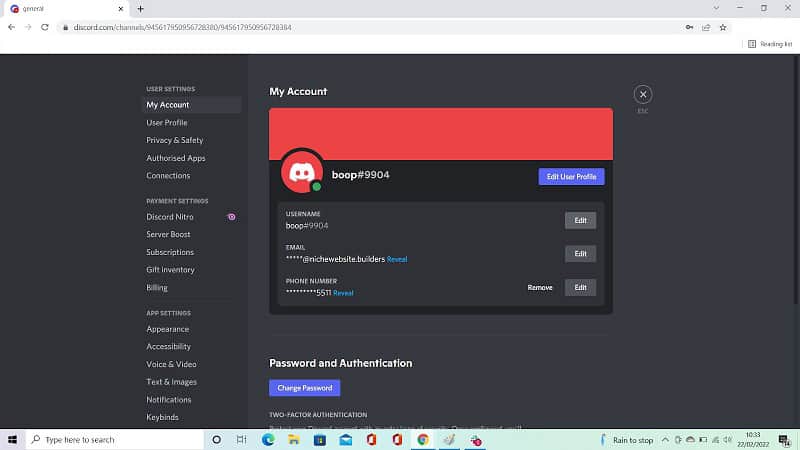 Changing Your Discord Username