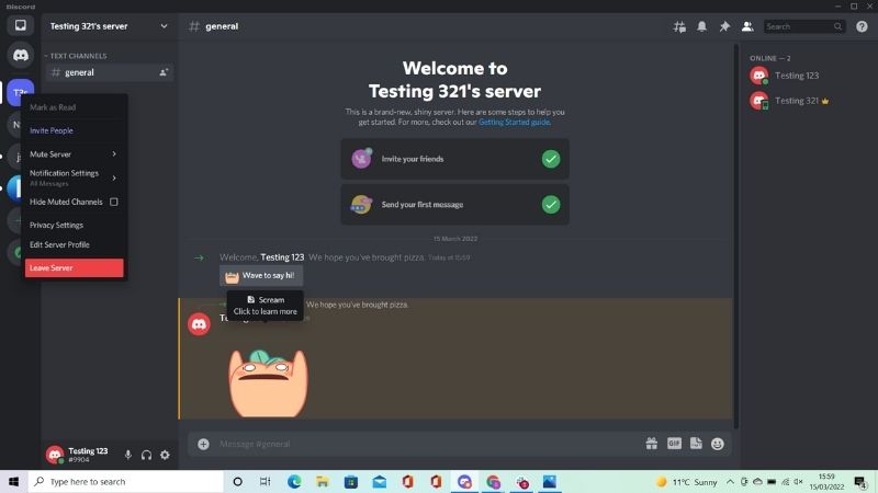 How To Leave A Discord Server