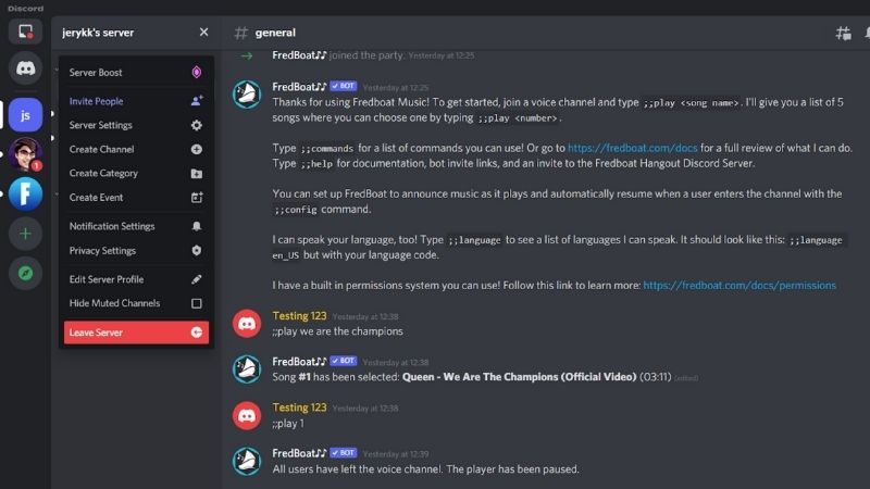 How to Leave a Discord Server