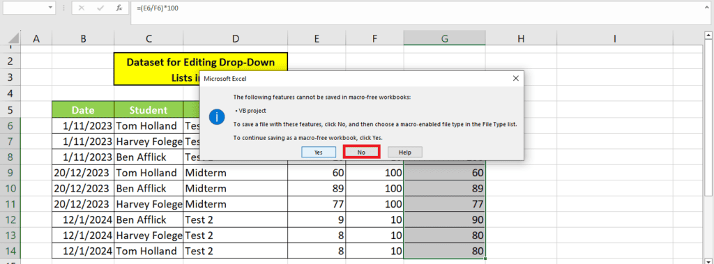 How to create a spreadsheet in excel by enabling Excel macros.