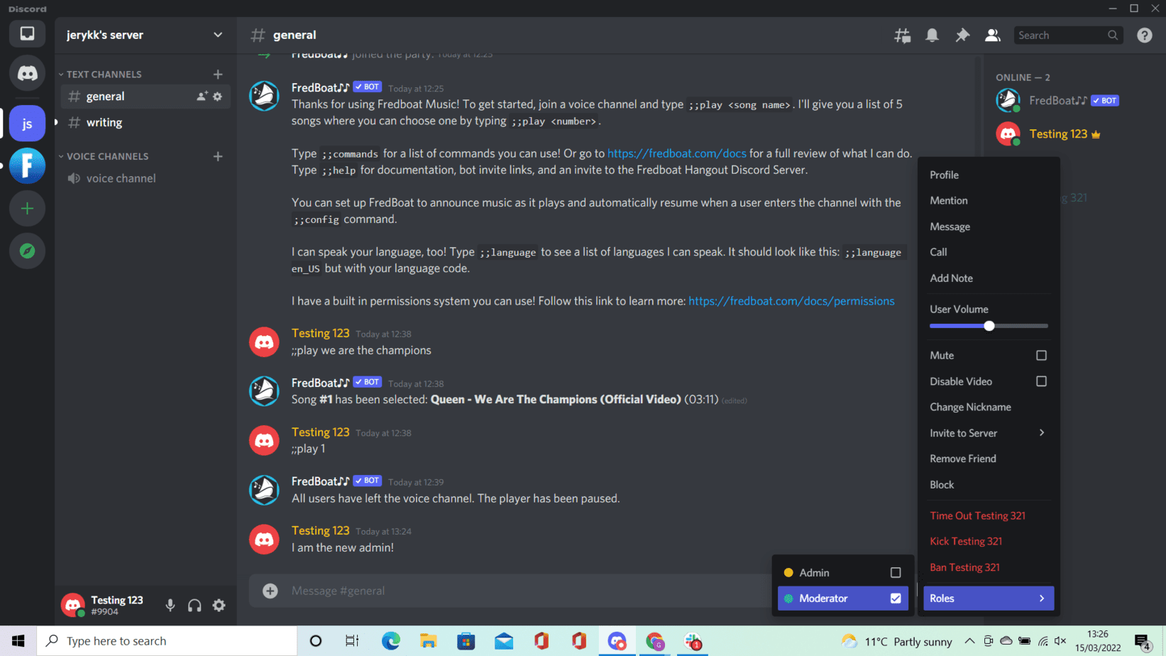 Making Other Roles In Discord