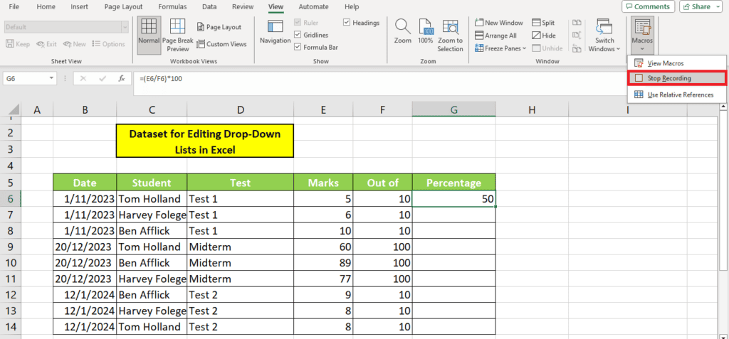 How to enable macros and create a spreadsheet in Excel.