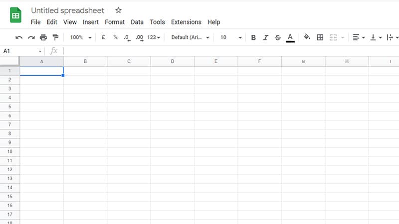 open google sheet