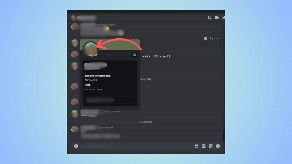 open user profile discord pc