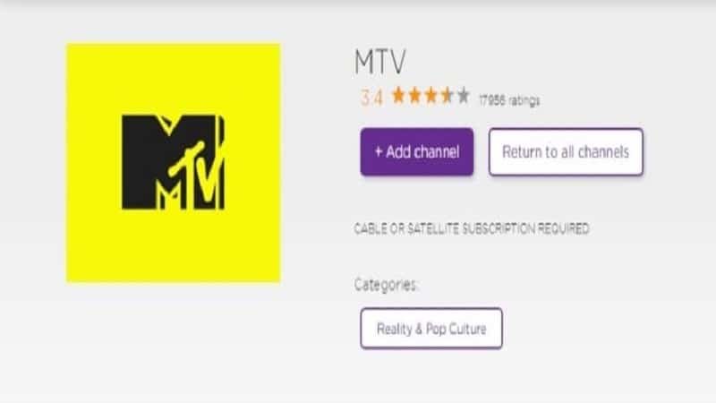Then Search For MTV 