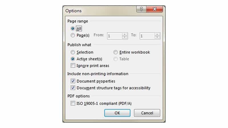 Converting Excel to PDF with Windows
