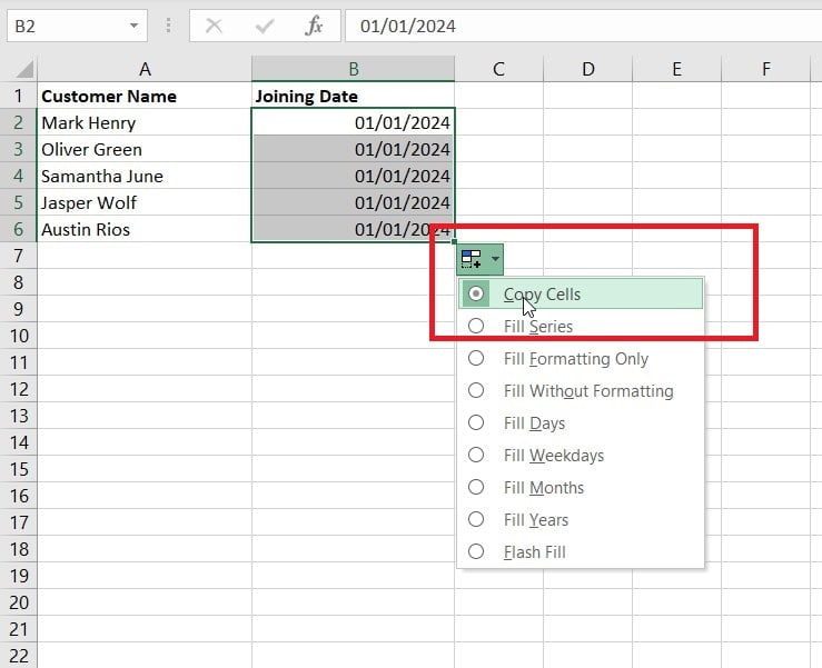 Learn how to easily add and autofill dates in Excel spreadsheets.