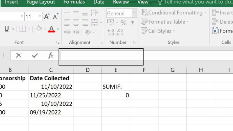 How to use sumif in excel (1)