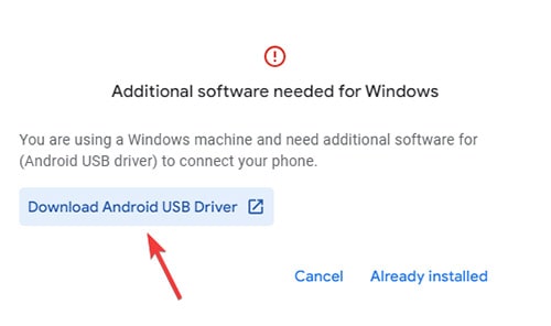 download android USB driver