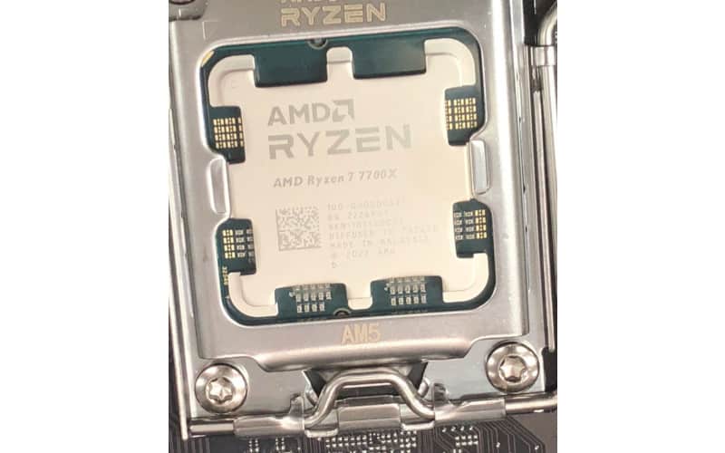 Ryzen 7 7700x leak image