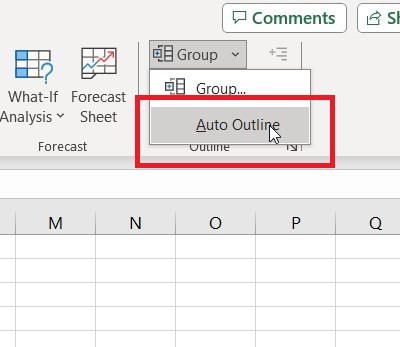 Learn how to create an auto outline and group rows in Excel.