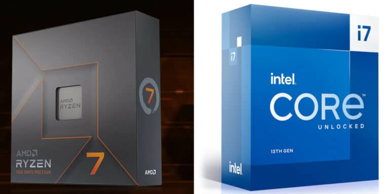 Intel Core i7 vs ryzen 7 7700x