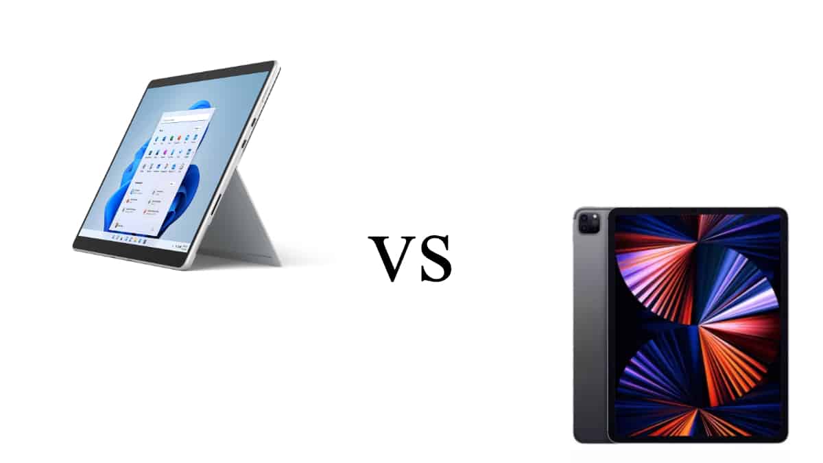 Surface Pro 8 vs iPad Pro 12.9