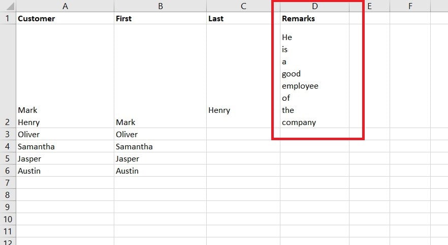 Learn how to create a spreadsheet in Excel by utilizing the next line feature.