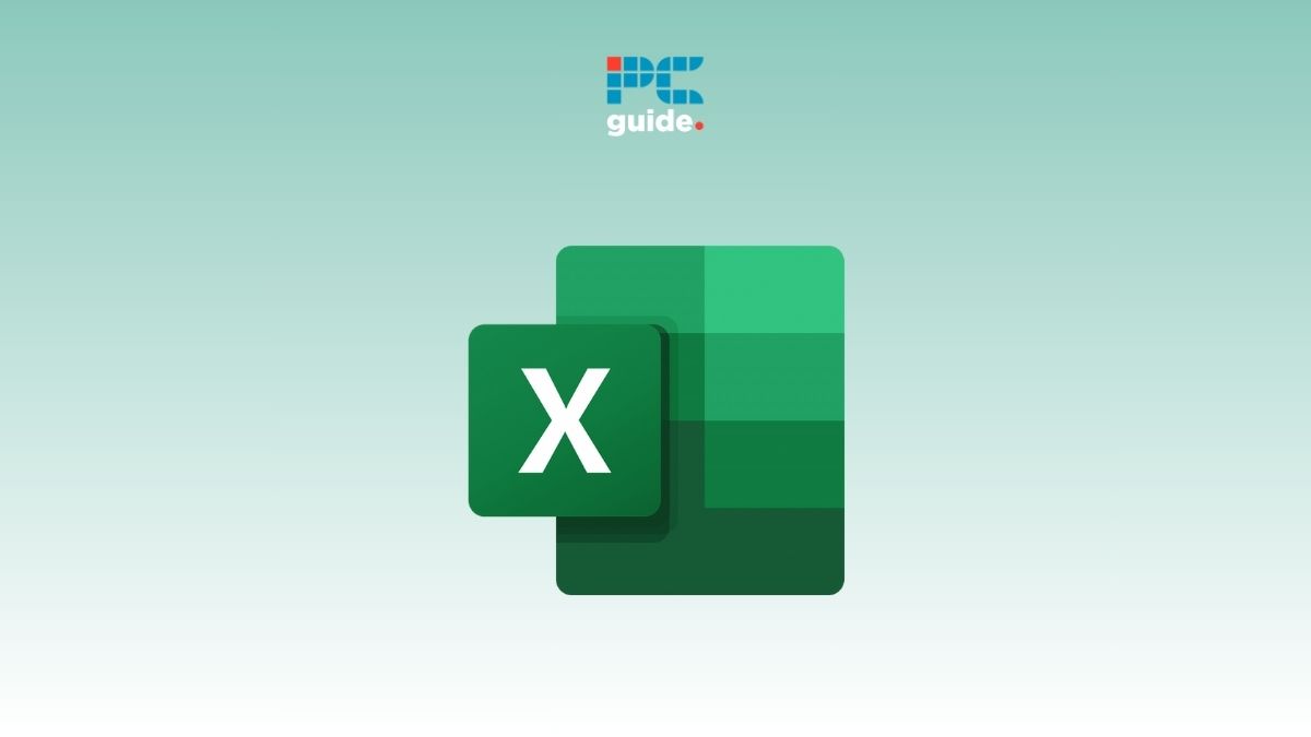 Logo of Microsoft Excel with a green color scheme on a gradient background and instructions to label axis in Excel.