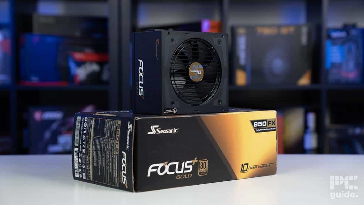 Seasonic FOCUS GX-850 on box © PCGuide