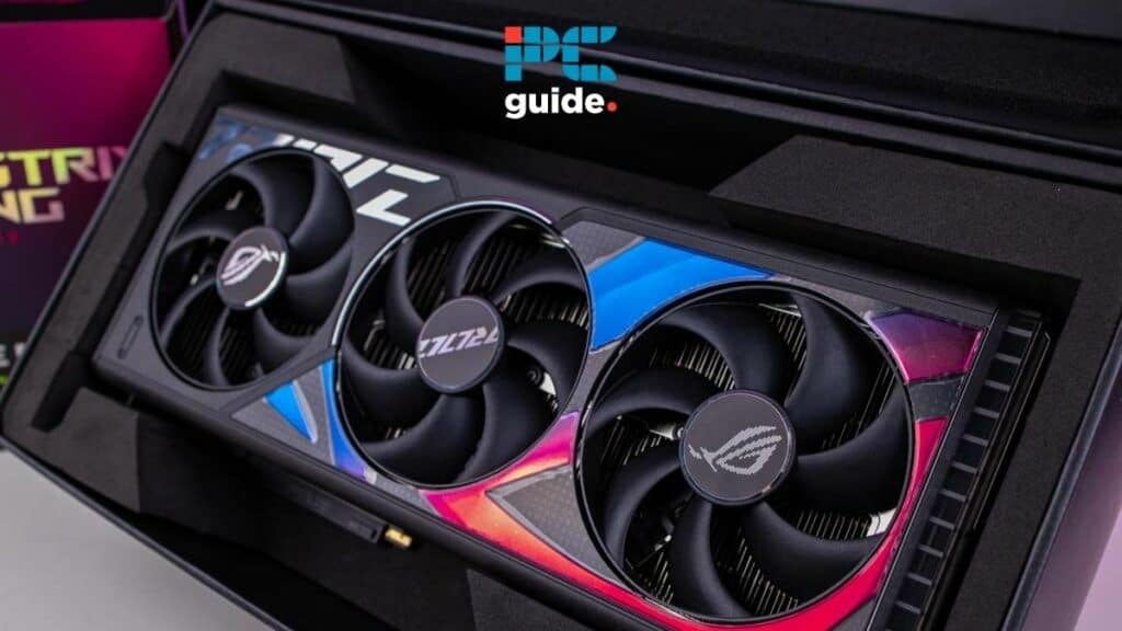 Best GPU for the Ryzen 9 7900X and 7950X - ASUS ROG RTX 4090 in packaging
