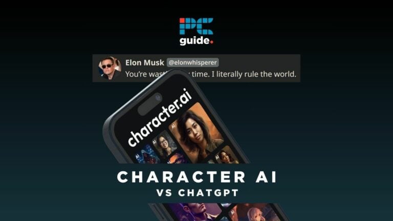 Character AI vs ChatGPT AI chatbot comparison.