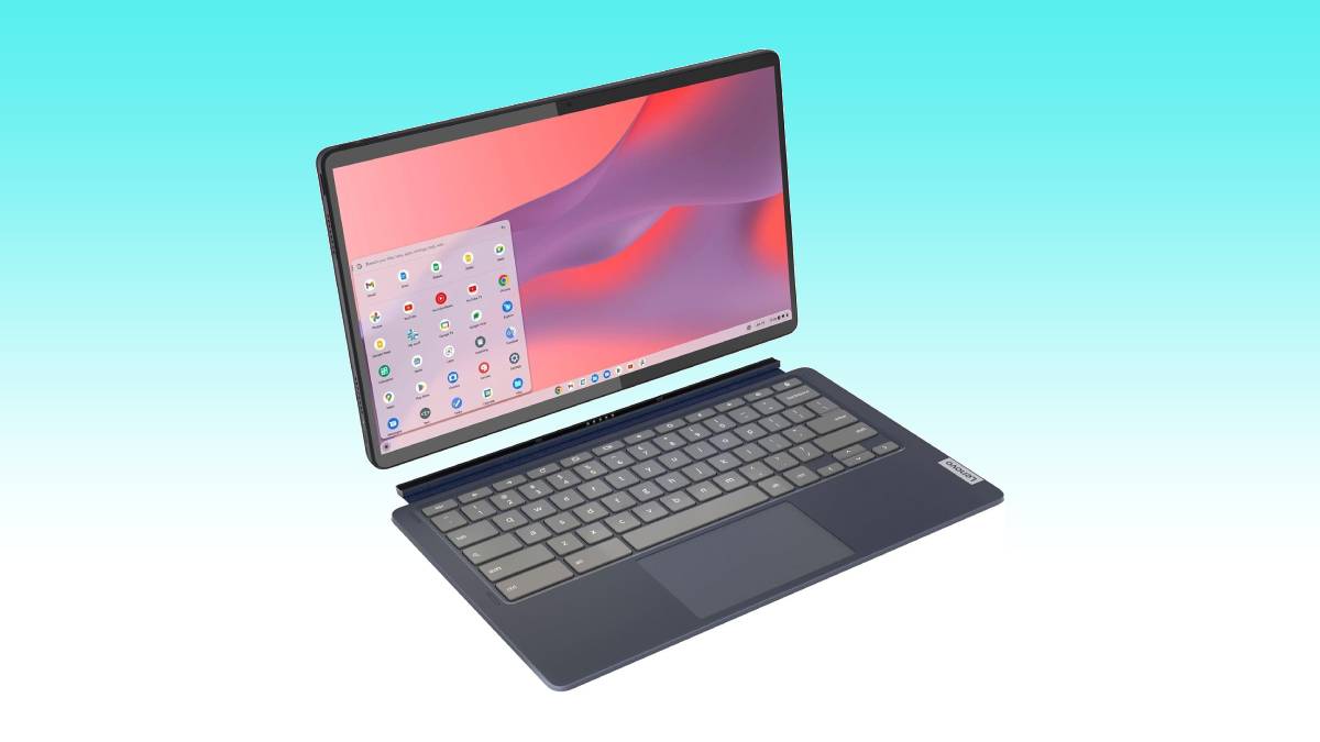 An image of the BEST laptop with a keyboard on it.
