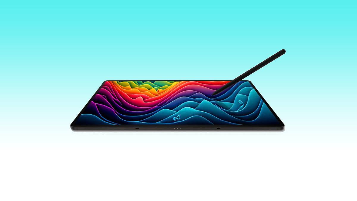 The best tablet with a stylus - an image of a tablet with a pen on it.