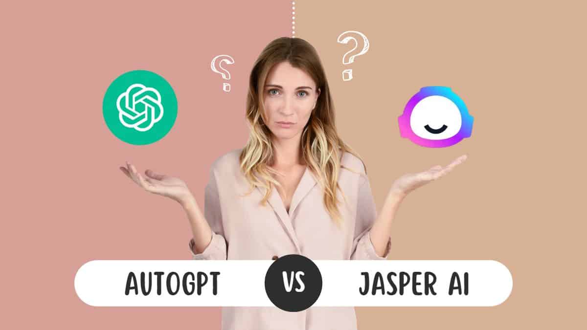 AutoGPT vs. Jasper