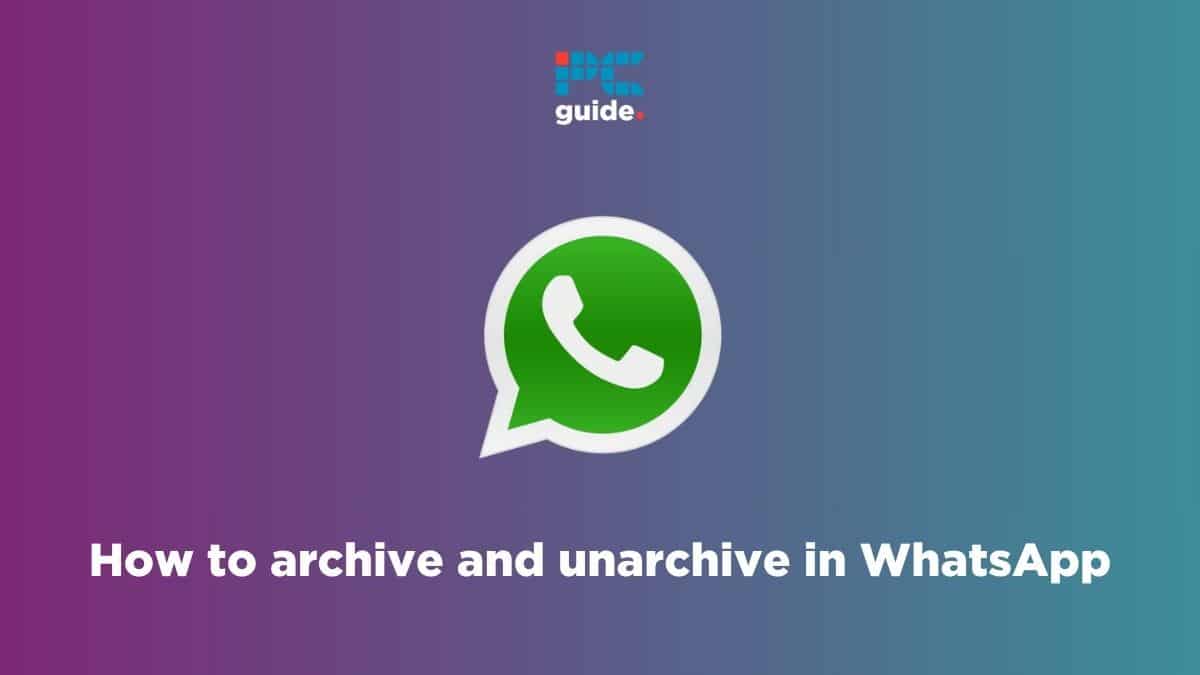 How to archive and unarchive in WhatsApp