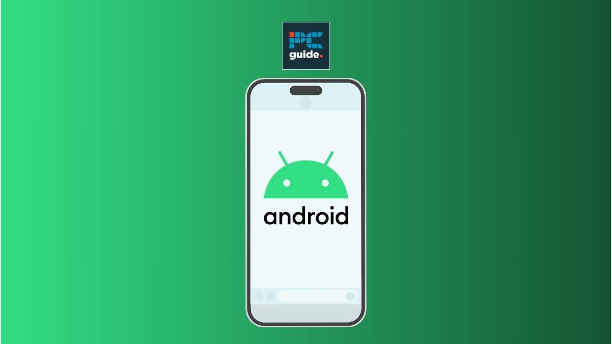 An android phone with the android logo on it, equipped with the best adblock for Android.